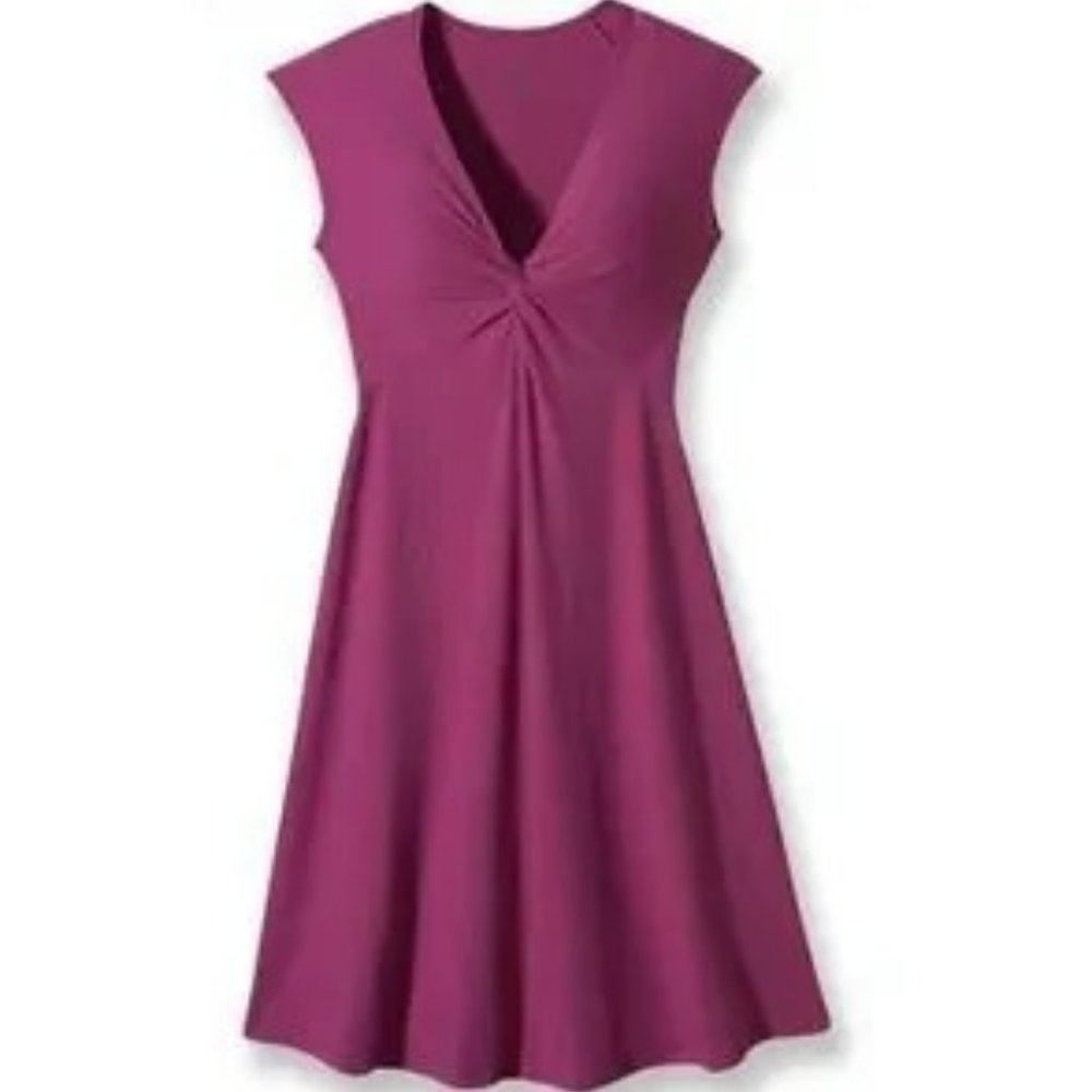 Patagonia Bandha Twist Front Dress Fuchsia - M